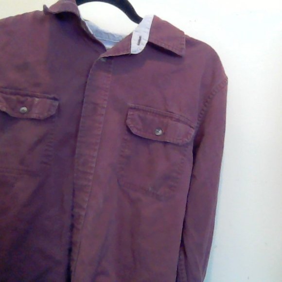 Wrangler Small Mens Shirt Maroon - Picture 1 of 1